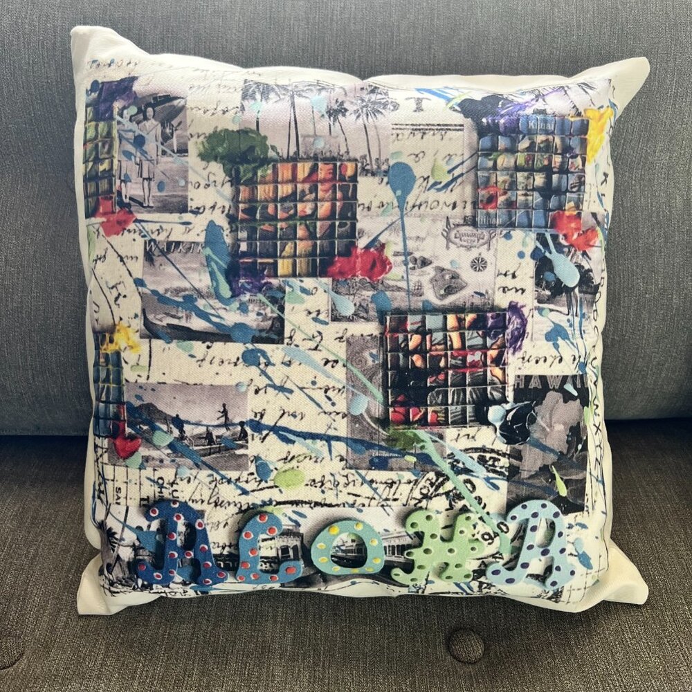Art Print Accent Pillow One-of-a-kind 14x14 Insert Included by Megan Joy Chapman